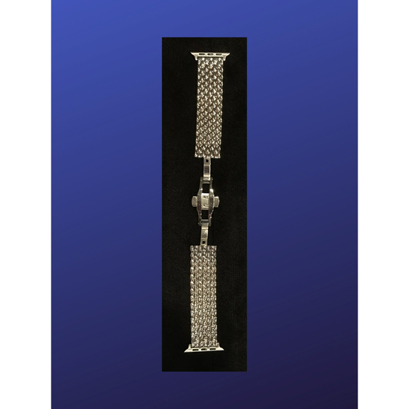 UNBRANDED Stainless Steel Jubilee Link Apple Watch Strap, fits 42mm, NWOB - Picture 3 of 3